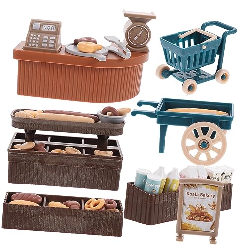 BESPORTBLE 1Satz Miniatur Bäckerei Requisiten Realistische Puppenhaus Dekoration mit Mini und Zubehör Sicheres und Langlebiges für Kreative Szenen und Lehrreiche Spiele von BESPORTBLE