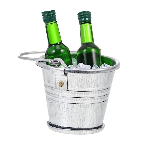 BESPORTBLE 1Satz Miniaturbierflaschen Set Mit Eiswürfeln Und Eimer Dekoratives Zubehör Für Puppenhaus Und Bar Bierfass Bierflaschen Eiswürfel Hausbar Dekoration BESPORTBLE 1Satz Miniaturbierflaschen Set Mit Eiswürfeln Und Eimer Dekoratives Zubehör Für Puppenhaus Und Bar Bierfass Bierflaschen Eiswürfel Hausbar Dekoration von BESPORTBLE