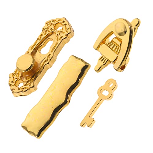 BESPORTBLE 1Satz Miniaturmöbelzubehör Set Türschloss Schlüssel Briefkasten Und Türklopfer Dekoration Für Puppenhäuser Und Miniaturmodelle BESPORTBLE 1Satz Miniaturmöbelzubehör Set Türschloss Schlüssel Briefkasten Und Türklopfer Dekoration Für Puppenhäuser Und Miniaturmodelle von BESPORTBLE