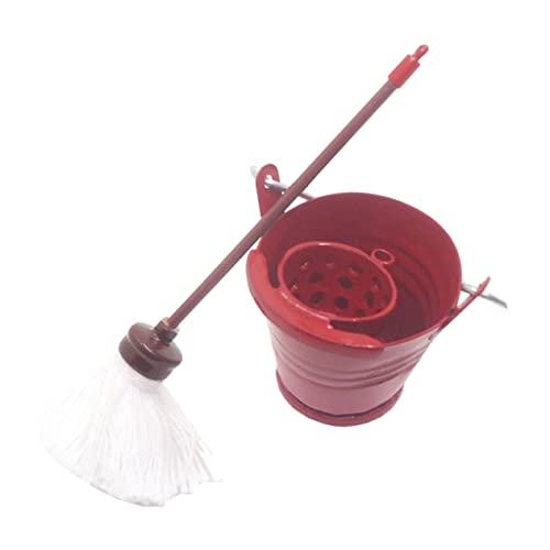 BESPORTBLE 1Satz Modelle Kleines Hauszubehör Mop Modell Mini Schnalle von BESPORTBLE