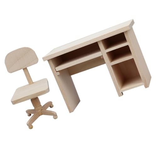 BESPORTBLE 1Satz Möbelset Für Puppenhaus Schreibtischstühle Und Tischmodelle Kinderspielzeug Für Mikroszenenverzierung Und Hauszubehör BESPORTBLE 1Satz Möbelset Für Puppenhaus Schreibtischstühle Und Tischmodelle Kinderspielzeug Für Mikroszenenverzierung Und Hauszubehör von BESPORTBLE