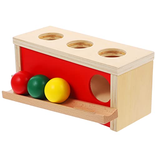 BESPORTBLE 1Satz Montessori Holzspielzeug Für Jahre Intelligentes Lernspielzeug Mit Ball Drop Box Fördert Hand Augen Koordination Frühes Lernen Für Kleinkinder Farbenfroh von BESPORTBLE