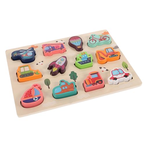 BESPORTBLE 1Satz Montessori Holzspielzeug Für Kleinkinder Verkehrsmittel Puzzle Für Jahre Kognitive Handgemachtes Lernspielzeug Zur Eltern Junge Mädchen Interaktion Sichere Verarbeitung BESPORTBLE 1Satz Montessori Holzspielzeug Für Kleinkinder Verkehrsmittel Puzzle Für Jahre Kognitive Handgemachtes Lernspielzeug Zur Eltern Junge Mädchen Interaktion Sichere Verarbeitung von BESPORTBLE