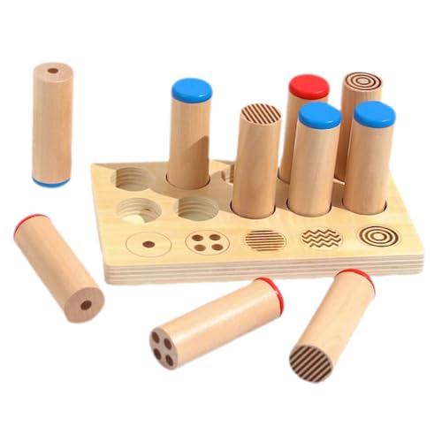 BESPORTBLE 1satz Montessori Lernspielzeug Holz Klangzylinder Für Sensorische Spiele Frühe Von Und Geeignet Für Kleinkinder von BESPORTBLE