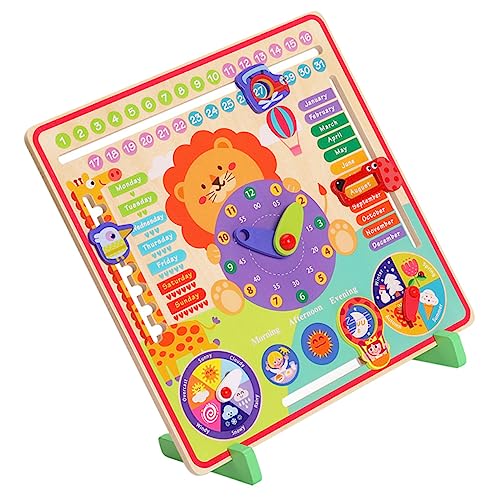 BESPORTBLE 1Satz Multifunktionales Holzspielzeug Für Digitaluhr Und Kalender Zeitlichen Wahrnehmung Und Kognitiven Entwicklung Für Jungen BESPORTBLE 1Satz Multifunktionales Holzspielzeug Für Digitaluhr Und Kalender Zeitlichen Wahrnehmung Und Kognitiven Entwicklung Für Jungen von BESPORTBLE