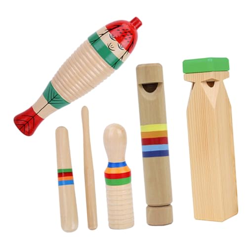 BESPORTBLE 1Satz Musikinstrument Für Teiliges Lernspielzeug Mit Schlaginstrumenten Zugpfeife Und Kratzspielzeug Fördert Kreativität Und Hand Auge Koordination BESPORTBLE 1Satz Musikinstrument Für Teiliges Lernspielzeug Mit Schlaginstrumenten Zugpfeife Und Kratzspielzeug Fördert Kreativität Und Hand Auge Koordination von BESPORTBLE