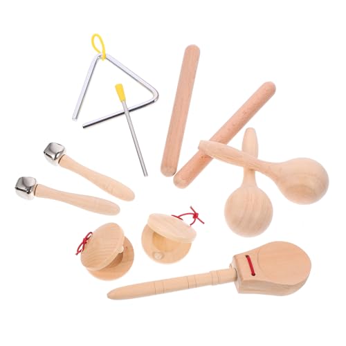 BESPORTBLE 1Satz Musikinstrumente Aus Holz Für Teiliges Musikspielzeug Mit Tamburin Und Trommelstöcken Pädagogisches Rhythmus Und Motorischen Fähigkeiten BESPORTBLE 1Satz Musikinstrumente Aus Holz Für Teiliges Musikspielzeug Mit Tamburin Und Trommelstöcken Pädagogisches Rhythmus Und Motorischen Fähigkeiten von BESPORTBLE