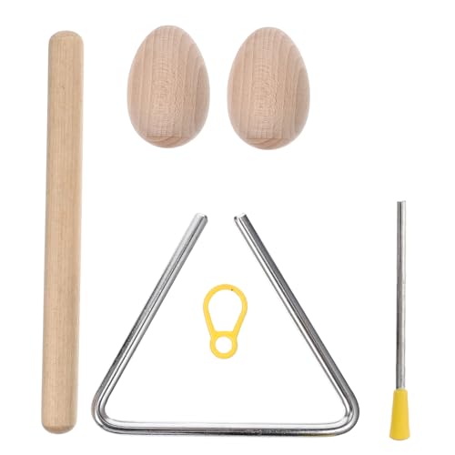 BESPORTBLE 1Satz Musikinstrumente Teiliges Triangel Für Schlägel Und Holzschüttel Klarer Für Altersgruppen Fördert Musikalische Fähigkeiten BESPORTBLE 1Satz Musikinstrumente Teiliges Triangel Für Schlägel Und Holzschüttel Klarer Für Altersgruppen Fördert Musikalische Fähigkeiten von BESPORTBLE