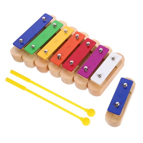 BESPORTBLE 1Satz Noten Xylophon aus Holz Pädagogisches Musikinstrument Kreativität und Rhythmusentwicklung für Musikalische Frühförderung von BESPORTBLE