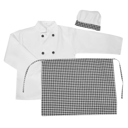 BESPORTBLE 1Satz Outfit Für Rollenspiele Kochjacke Mit Schürze Und Kochmütze Kostümkleidung Für Jungen Kleine Chefs Und Kreative Küchenabenteuer BESPORTBLE 1Satz Outfit Für Rollenspiele Kochjacke Mit Schürze Und Kochmütze Kostümkleidung Für Jungen Kleine Chefs Und Kreative Küchenabenteuer von BESPORTBLE
