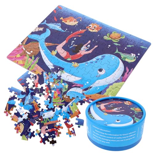 BESPORTBLE 1Satz Papierrätsel Für Kleinkinder Teile Unterwasserwelt Puzzle Für Jahren Kognitiven Fähigkeiten Und Eltern Beziehung von BESPORTBLE