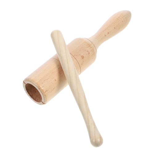 BESPORTBLE 1Satz Percussion Instrument für Holz Guiro mit Rhythmus Stick Fördert Kreativität und Musikalische Fähigkeiten für Innen und Außenanwendungen von BESPORTBLE