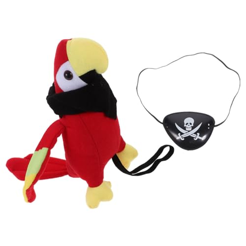 BESPORTBLE 1Satz Piraten Papagei und Zubehör für Halloween Cosplay Teiliges Kostümset mit Schwarzer Augenmaske und Schal für Piraten Themenpartys und Kostüme BESPORTBLE 1Satz Piraten Papagei und Zubehör für Halloween Cosplay Teiliges Kostümset mit Schwarzer Augenmaske und Schal für Piraten Themenpartys und Kostüme von BESPORTBLE