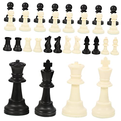 BESPORTBLE 1Satz Plastik Schachfiguren Teile Schach Zubehör Königshöhe Langlebig für Schachbrettspiele Logikfähigkeiten BESPORTBLE 1Satz Plastik Schachfiguren Teile Schach Zubehör Königshöhe Langlebig für Schachbrettspiele Logikfähigkeiten von BESPORTBLE