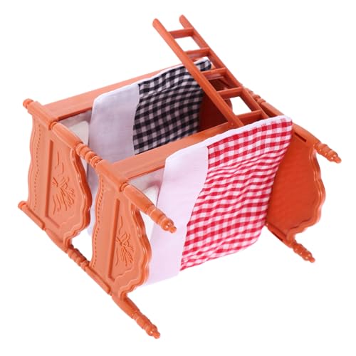 BESPORTBLE 1Satz Puppen Etagenbett Modell Mit Bettwäsche Kissen Und Decken Teiliges Puppenhausmöbel Für Kreative Spielwelten Für Mini Hausbedarf Und Puppenhaus Zubehör BESPORTBLE 1Satz Puppen Etagenbett Modell Mit Bettwäsche Kissen Und Decken Teiliges Puppenhausmöbel Für Kreative Spielwelten Für Mini Hausbedarf Und Puppenhaus Zubehör von BESPORTBLE