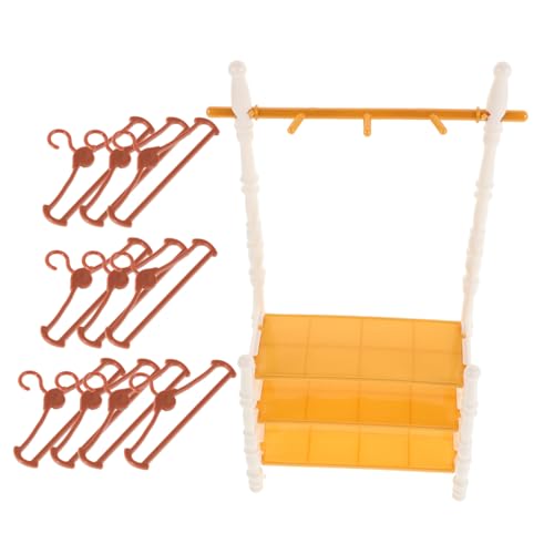 BESPORTBLE 1Satz Puppen Kleiderständer Mit Kleiderbügeln Puppen Kleidungsaufbewahrung Für Puppenhaus Zubehör Für Puppenmode Für Shower BESPORTBLE 1Satz Puppen Kleiderständer Mit Kleiderbügeln Puppen Kleidungsaufbewahrung Für Puppenhaus Zubehör Für Puppenmode Für Shower von BESPORTBLE