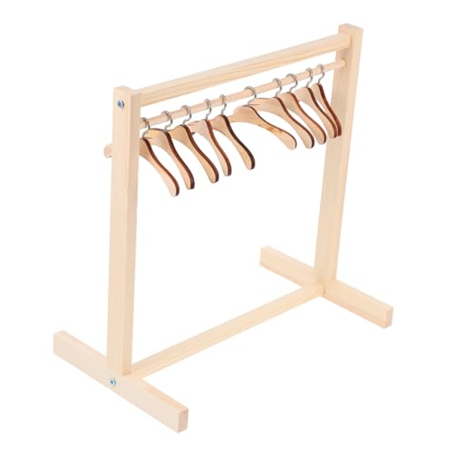 BESPORTBLE 1Satz Puppenbekleidungsregal Aus Holz Mit Kleiderbügeln Kleiderständer Für Puppenhaus Für Puppenbekleidung Und Kinderzimmerdekoration Lagig Für Puppen BESPORTBLE 1Satz Puppenbekleidungsregal Aus Holz Mit Kleiderbügeln Kleiderständer Für Puppenhaus Für Puppenbekleidung Und Kinderzimmerdekoration Lagig Für Puppen von BESPORTBLE