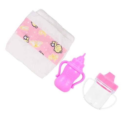 BESPORTBLE 1Satz Puppenflaschen Niedliche Babypuppenwindeln und Flaschen Zubehör für Rollenspiele und Häuser Babypartys und Puppenspielzeug BESPORTBLE 1Satz Puppenflaschen Niedliche Babypuppenwindeln und Flaschen Zubehör für Rollenspiele und Häuser Babypartys und Puppenspielzeug von BESPORTBLE