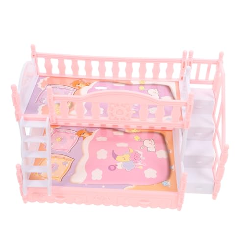 BESPORTBLE 1Satz Puppenhaus Dekorative Möbel Für Puppen Schlafzimmer Bettwäsche Sets Und Kissen Puppenzubehör Für Kreative Spielwelten von BESPORTBLE