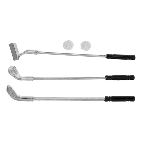 BESPORTBLE 1Satz Puppenhaus Golfclubs Bälle Für Szenen Perfektes Dekorationszubehör Für Mini Häuser Und Für Golf Enthusiasten von BESPORTBLE