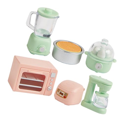 BESPORTBLE 1Satz Puppenhaus Mikrolandschaftsmodelle mit Hochwertigen Utensilien Puppenhausdekoration für DIY Mini Puppenhaus Detailreiche Modelle Bunten Farben von BESPORTBLE