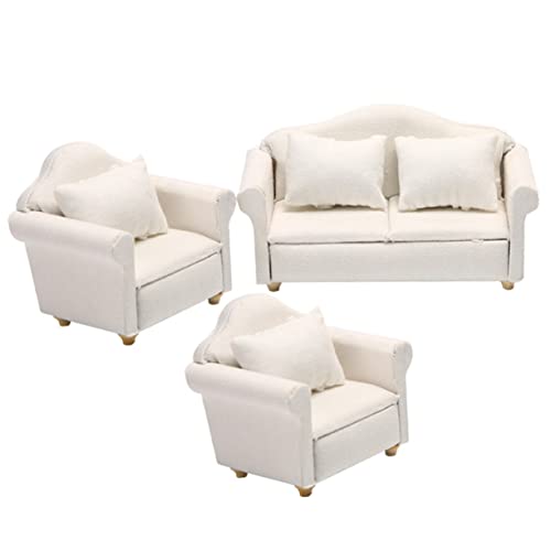 BESPORTBLE 1Satz Puppenhaus Möbel Für Wohnzimmer Schlafzimmer Weißes Sofa Für Dekoration Hochwertige Verarbeitung Robustes Design Accessoire BESPORTBLE 1Satz Puppenhaus Möbel Für Wohnzimmer Schlafzimmer Weißes Sofa Für Dekoration Hochwertige Verarbeitung Robustes Design Accessoire von BESPORTBLE