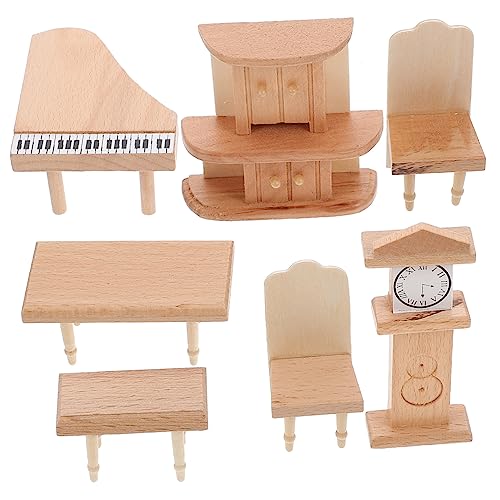 BESPORTBLE 1Satz Puppenhaus Möbel Teiliges Holz Mit Klavier Bücherregal Für Kreative Rollenspiele Puppenzubehör Für Ab Jahren BESPORTBLE 1Satz Puppenhaus Möbel Teiliges Holz Mit Klavier Bücherregal Für Kreative Rollenspiele Puppenzubehör Für Ab Jahren von BESPORTBLE