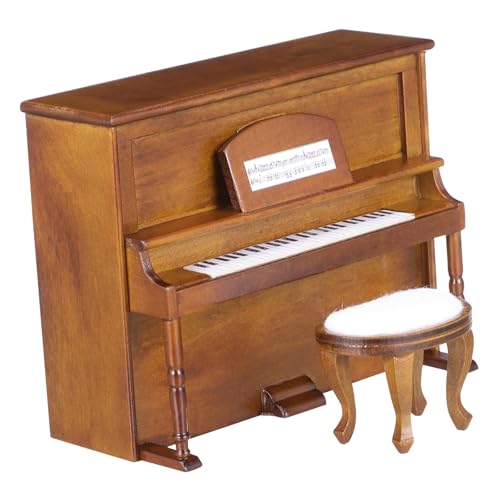 BESPORTBLE 1Satz Puppenhausmöbel Mini Klavier Und Klavierstuhl Modell Für Puppenhaus Holzfarbe Walnuss Als Dekoration Für Miniaturhäuser Und Sammlungen BESPORTBLE 1Satz Puppenhausmöbel Mini Klavier Und Klavierstuhl Modell Für Puppenhaus Holzfarbe Walnuss Als Dekoration Für Miniaturhäuser Und Sammlungen von BESPORTBLE