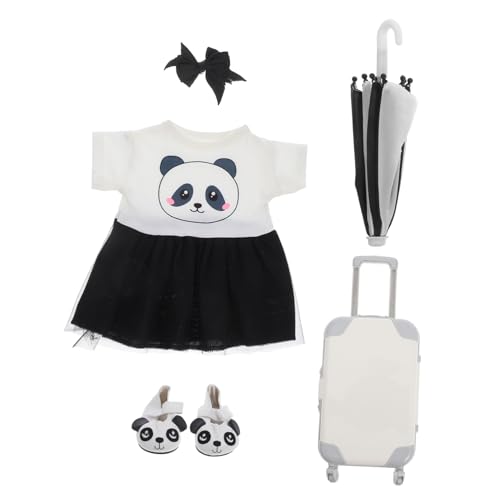 BESPORTBLE 1Satz Puppenkleidung und Accessoires für Puppen mit Rollkoffer Regenschirm und Schuhen für Kreatives und Puppenhaus Dekoration BESPORTBLE 1Satz Puppenkleidung und Accessoires für Puppen mit Rollkoffer Regenschirm und Schuhen für Kreatives und Puppenhaus Dekoration von BESPORTBLE