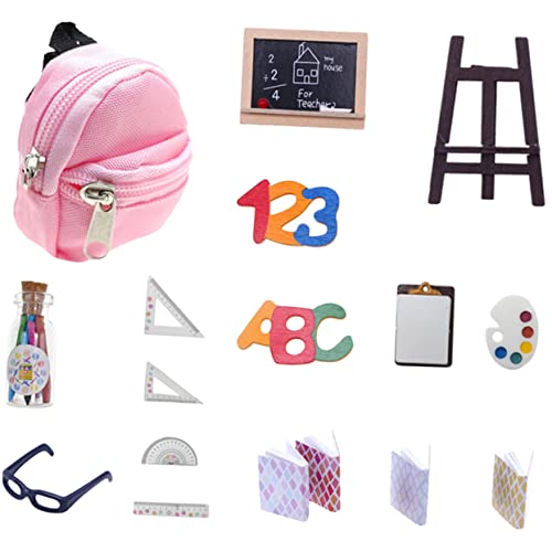 BESPORTBLE 1Satz Puppenschulbedarf Set Mini Rucksack Mini für Puppenhaus Zubehör und Kreative Bastelprojekte Kompakt und Kinderfreundlich BESPORTBLE 1Satz Puppenschulbedarf Set Mini Rucksack Mini für Puppenhaus Zubehör und Kreative Bastelprojekte Kompakt und Kinderfreundlich von BESPORTBLE