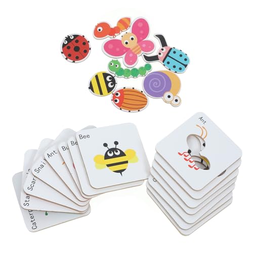 BESPORTBLE 1Satz Puzzle Pädagogisches Papierkarten Puzzle Für Kleinkinder Lernspielzeug Gedächtnis Und Beobachtung Sicheres Material Für Frühe Gehirnentwicklung von BESPORTBLE