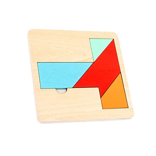 BESPORTBLE 1Satz Puzzlespielzeug Frühkindliches Lernspielzeug Kreatives Jigsaw Bauklötze Form Passende Puzzles Für Ab Jahren Farbenfrohe Montessori Spielzeuge Für Frühkindliche von BESPORTBLE