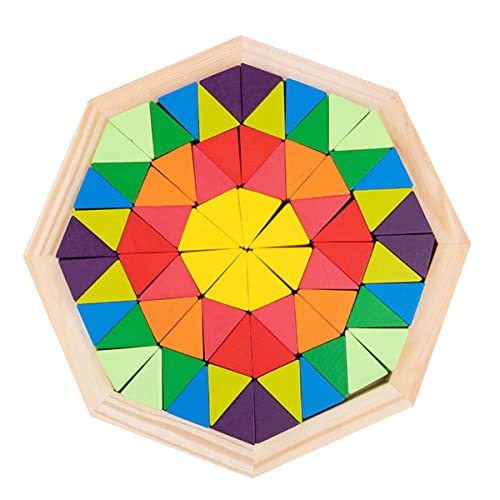 BESPORTBLE 1Satz Rainbow Bausteine Pädagogisches Kinderspielzeug für Frühes Lernen Teilig Formen Fördert Kreativität und Koordination für Jahren von BESPORTBLE