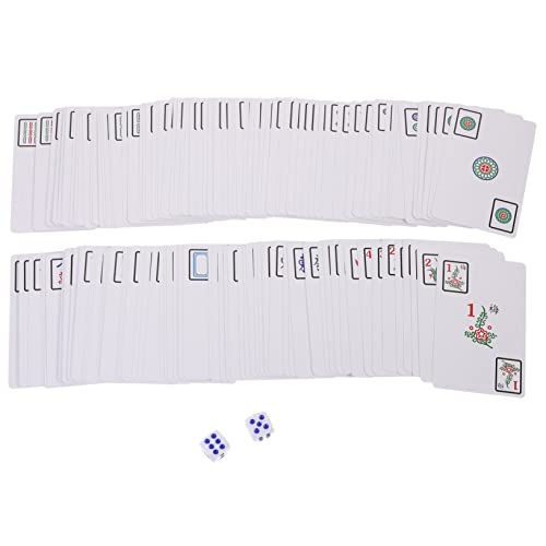 BESPORTBLE 1Satz Reise Mahjong Kartenspiel Tragbares Chinesisches Mahjong mit Vollständigem Zubehör für Partys und Unterwegs Würfeln Langlebige Verarbeitung BESPORTBLE 1Satz Reise Mahjong Kartenspiel Tragbares Chinesisches Mahjong mit Vollständigem Zubehör für Partys und Unterwegs Würfeln Langlebige Verarbeitung von BESPORTBLE