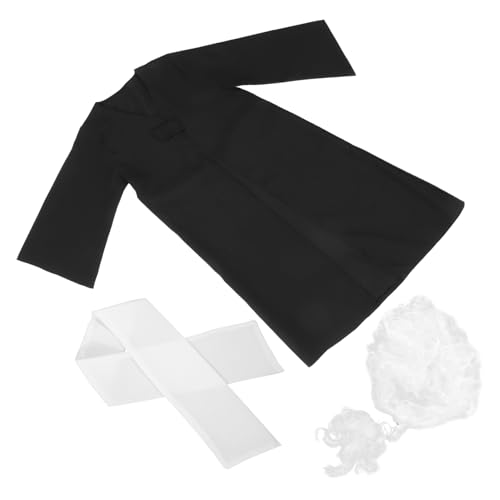 BESPORTBLE 1Satz Richterkostüm für Perücke Rollenspiel für Jungen Kostüm für Mottopartys Halloween und Schulaufführungen für Atmungsaktives BESPORTBLE 1Satz Richterkostüm für Perücke Rollenspiel für Jungen Kostüm für Mottopartys Halloween und Schulaufführungen für Atmungsaktives von BESPORTBLE