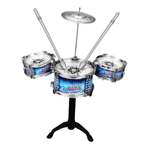 BESPORTBLE 1Satz Schlagzeug Set Für Kleinkinder Musikinstrument Frühpädagogisches Für Jahren Trommelspielzeug Mit Farbenfrohem Design von BESPORTBLE