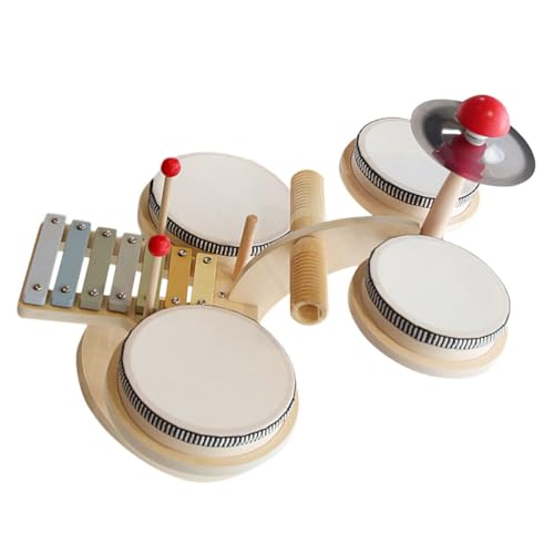 BESPORTBLE 1Satz Schlagzeug Set aus Pädagogisches Trommel Set mit Trommel für Kreative Musikstunden für Jungen und Fördert Konzentration und Kreativität von BESPORTBLE
