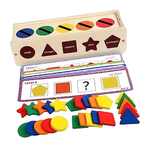 BESPORTBLE 1Satz Sensorischer Holz Formensortierer Für Kleinkinder Farbenfrohes Lernspielzeug Konzentration Und Farbwahrnehmung Für Spielerisches Lernen BESPORTBLE 1Satz Sensorischer Holz Formensortierer Für Kleinkinder Farbenfrohes Lernspielzeug Konzentration Und Farbwahrnehmung Für Spielerisches Lernen von BESPORTBLE