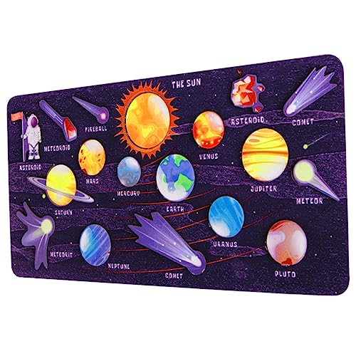 BESPORTBLE 1Satz Solar System Puzzle Für Holz Puzzle Sonnensystem Mit Planeten Lernspielzeug Für Kognitive Entwicklungsspielzeug Für Jungen BESPORTBLE 1Satz Solar System Puzzle Für Holz Puzzle Sonnensystem Mit Planeten Lernspielzeug Für Kognitive Entwicklungsspielzeug Für Jungen von BESPORTBLE