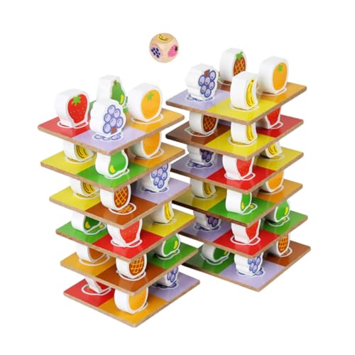 BESPORTBLE Holzspielzeug Für Junge Mädchen Stapelturm Aus Holz Mit Bunten Früchten Pädagogisches Spielzeug Für Frühe Bildung Fördert Hand-Augen-koordination Und Kognitive Fähigkeiten BESPORTBLE Holzspielzeug Für Junge Mädchen Stapelturm Aus Holz Mit Bunten Früchten Pädagogisches Spielzeug Für Frühe Bildung Fördert Hand-Augen-koordination Und Kognitive Fähigkeiten von BESPORTBLE