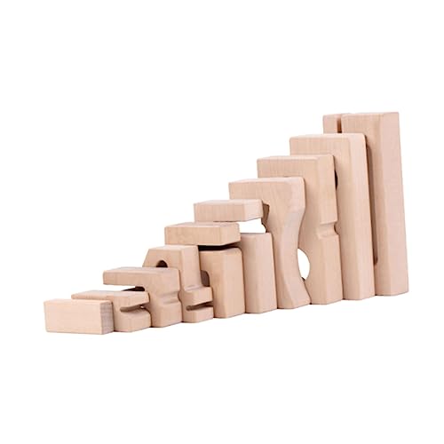BESPORTBLE 1Satz Stapelturm Holzblock Pädagogisches Stapelspiel Für Entwicklungsspielzeug Für Kleinkinder Holzspielzeug Für Frühe Lernförderung von BESPORTBLE