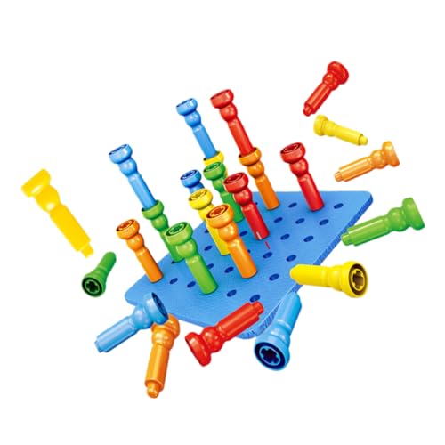 BESPORTBLE 1Satz Steckpuzzle Für Kleinkinder Pilzstecker Feinmotorik Farbensortierung Und Zählfähigkeiten Early Education Für Ab Jahren von BESPORTBLE