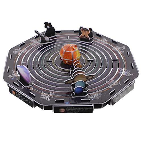 BESPORTBLE 1Satz System Puzzle Für Pädagogisches DIY Rätsel Für Kleinkinder Tragbares Holzspielzeug Zur Entwicklung Der Hand Augen Koordination Spaßige Planeten Erfahrung von BESPORTBLE