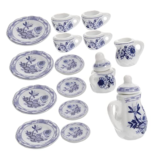 BESPORTBLE 1Satz Teegeschirr Set Für Puppenhaus Keramisches Und Teetassen Set Puppenhaus Küchenzubehör Für Kreative Rollenspiele Bjd Dekoration von BESPORTBLE