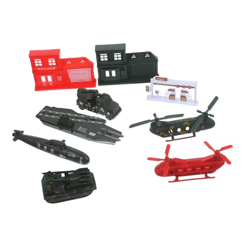 BESPORTBLE 1Satz Teiliges Aus Simulations Militärmodell Spielzeugen Für Enthält Grüne Und Rote Transportflugzeuge Luftabwehrfahrzeug Panzer Boot Flugzeugträger BESPORTBLE 1Satz Teiliges Aus Simulations Militärmodell Spielzeugen Für Enthält Grüne Und Rote Transportflugzeuge Luftabwehrfahrzeug Panzer Boot Flugzeugträger von BESPORTBLE