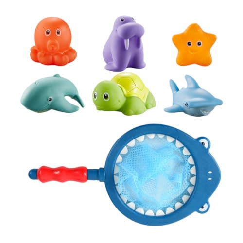 BESPORTBLE Badespielzeug-Set Für Jungen Und Mädchen 7-teilig Tier-badespielzeug Für Babys Leicht Zu Reinigen von BESPORTBLE