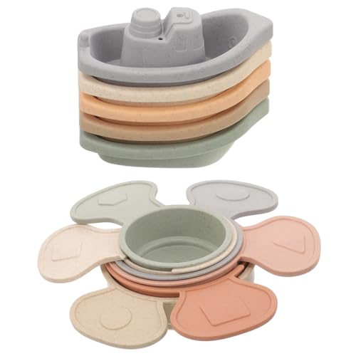 BESPORTBLE 1Satz Teiliges Badespielzeug Mit Schwimmendem Boot Und Stapelbechern Für Wasserspielzeug Für Kleinkinder Badespaß Und Kreativität Im Badezimmer BESPORTBLE 1Satz Teiliges Badespielzeug Mit Schwimmendem Boot Und Stapelbechern Für Wasserspielzeug Für Kleinkinder Badespaß Und Kreativität Im Badezimmer von BESPORTBLE