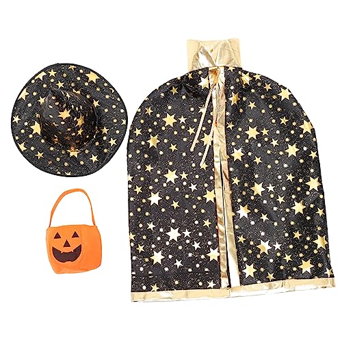 BESPORTBLE 1Satz Teiliges Halloween Kostümset Für Kreatives Cape Mit Kürbislaterne Zubehör Für Halloween Partys Cosplay von BESPORTBLE