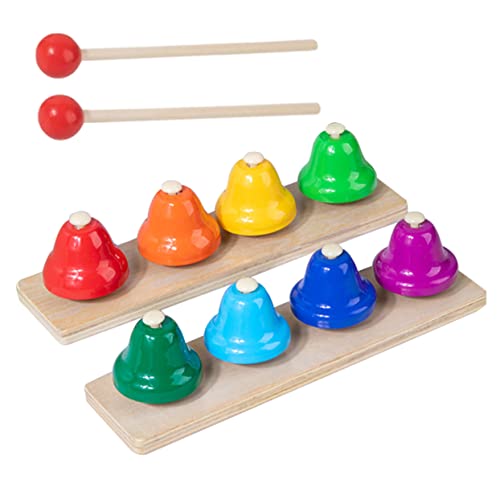 BESPORTBLE 1Satz Teiliges Handglocken Für Musikinstrumente Musikalischen Entwicklung Im Klassenzimmer Und Zuhause Für Kreative Rhythmusspiele von BESPORTBLE