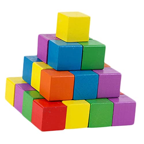 BESPORTBLE 1Satz Teiliges Holzwürfel Für Frühe Mathematische Bildung Quadratische Bastelwürfel Aus Holz Für DIY Projekte Stabil Splitterfrei Für Kreative Anwendungen Kleine von BESPORTBLE